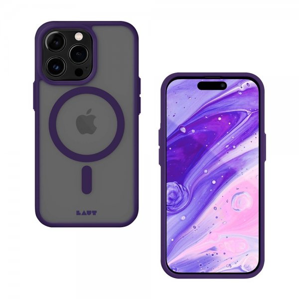 LAUT iPhone 14 Pro Skal Huex Protect MagSafe Dark Purple