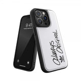Adidas iPhone 14 Pro Skal Inlay Embroidery Case Vit Svart