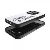 Adidas iPhone 14 Pro Skal Inlay Embroidery Case Vit Svart