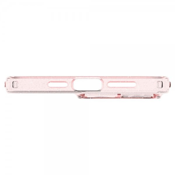 Spigen iPhone 14 Pro Skal Liquid Crystal Glitter Rose Quartz