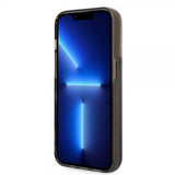 Karl Lagerfeld iPhone 14 Pro Skal Liquid Glitter Translucent Svart