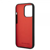 AMG iPhone 14 Pro Skal Liquid Silicone Carbon Pattern Svart