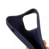 X-Level iPhone 14 Pro Skal Liquid Silicone Mörkblå