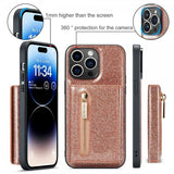 Dg.Ming iPhone 14 Pro Skal M3 Series Löstagbar Korthållare Guld