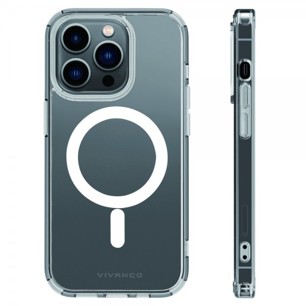 Vivanco iPhone 14 Pro Skal Mag Steady Transparent
