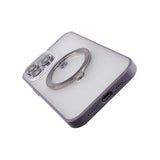 Rvelon iPhone 14 Pro Skal MagSafe Ring Lila