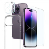 Northjo iPhone 14 Pro Skal med Skärmskydd och Kameraskydd 3-i-1