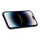 Sulada iPhone 14 Pro Skal med Stativ Brun