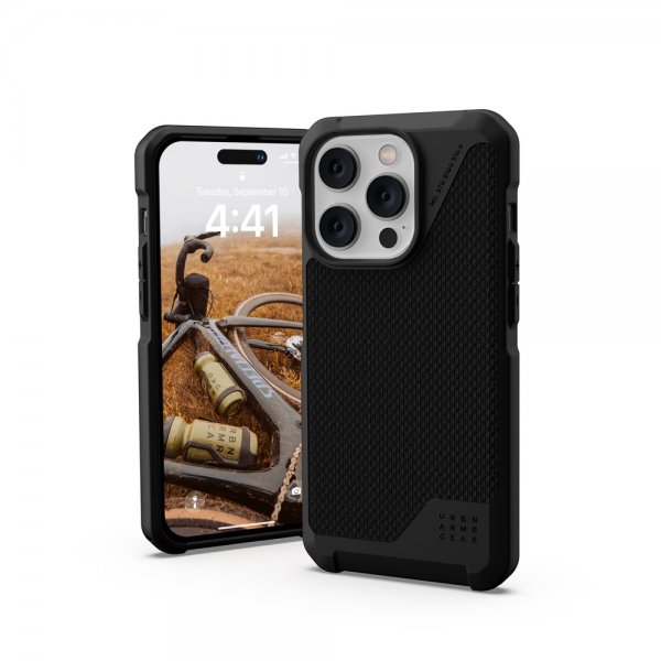 Urban Armor Gear (UAG) iPhone 14 Pro Skal Metropolis LT MagSafe Kevlar Black