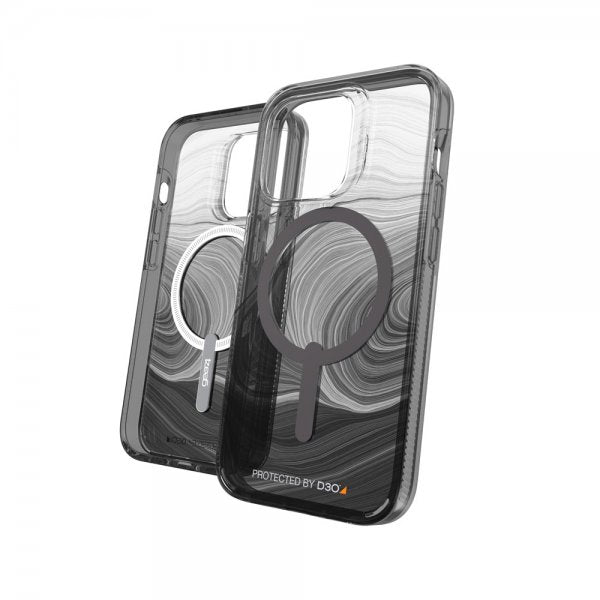 Gear4 iPhone 14 Pro Skal Milan Snap Black Swirl