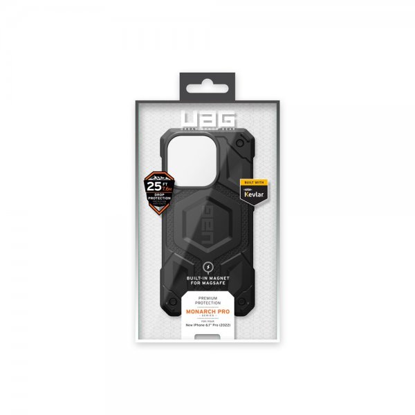 Urban Armor Gear (UAG) iPhone 14 Pro Skal Monarch Pro MagSafe Kevlar Black