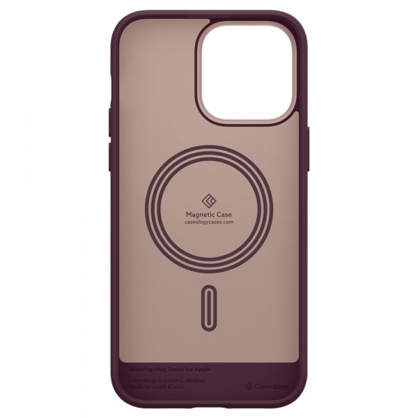 Caseology iPhone 14 Pro Skal Nano Pop Mag Burgundy Bean