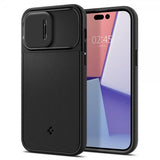 Spigen iPhone 14 Pro Skal Optik Armor MagFit Svart