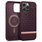 Caseology iPhone 14 Pro Skal Parallax Mag Burgundy Bean