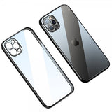 Sulada iPhone 14 Pro Skal Pläterad Kant Svart
