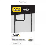 Otterbox iPhone 14 Pro Skal React Black Crystal