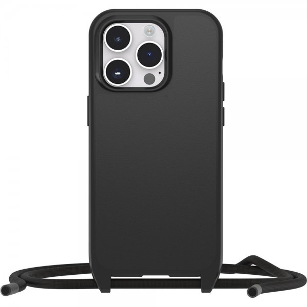 Otterbox iPhone 14 Pro Skal React Necklace MagSafe Svart