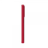 Xqisit iPhone 14 Pro Skal Silicone Case Röd