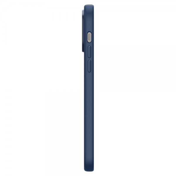 Spigen iPhone 14 Pro Skal Silicone Fit MagFit Navy Blue
