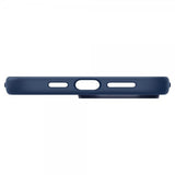 Spigen iPhone 14 Pro Skal Silicone Fit MagFit Navy Blue