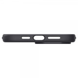 Spigen iPhone 14 Pro Skal Silicone Fit MagFit Svart