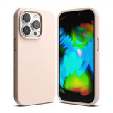 Ringke iPhone 14 Pro Skal Silicone Pink Sand