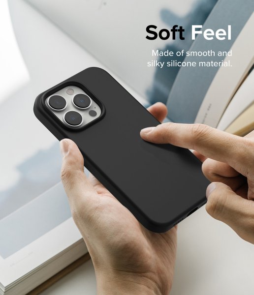 Ringke iPhone 14 Pro Skal Silicone Svart