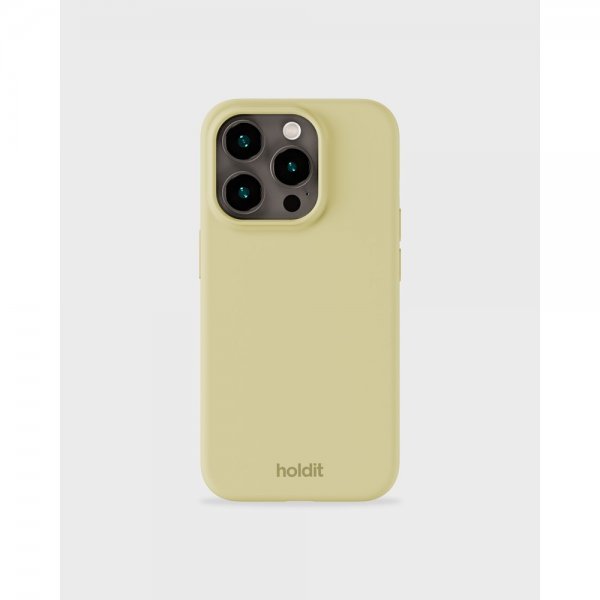 Holdit iPhone 14 Pro Skal Silikon Biscotti