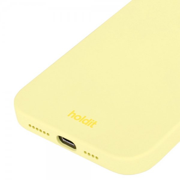 Holdit iPhone 14 Pro Skal Silikon Lemonade