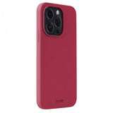 holdit iPhone 14 Pro Skal Silikon Red Velvet