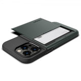 Spigen iPhone 14 Pro Skal Slim Armor CS Abyss Green