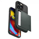 Spigen iPhone 14 Pro Skal Slim Armor CS Abyss Green