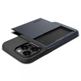 Spigen iPhone 14 Pro Skal Slim Armor CS Metal Slate