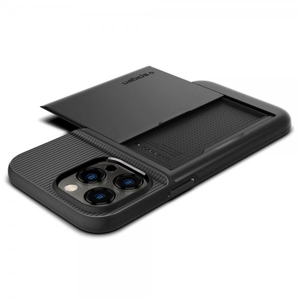 Spigen iPhone 14 Pro Skal Slim Armor CS Svart