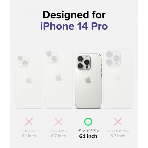 Ringke iPhone 14 Pro Skal Slim Clear