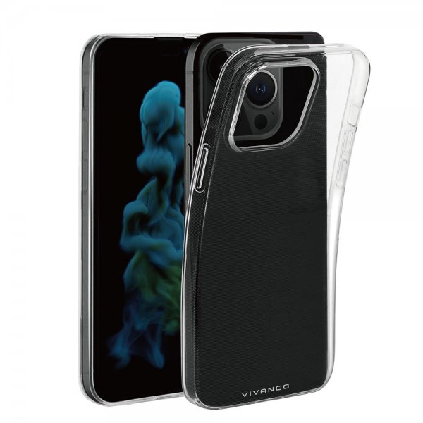Vivanco iPhone 14 Pro Skal Slim TPU Transparent