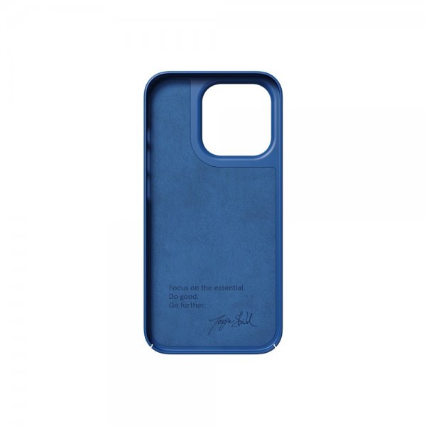 Nudient iPhone 14 Pro Skal Thin Case Blueprint Blue