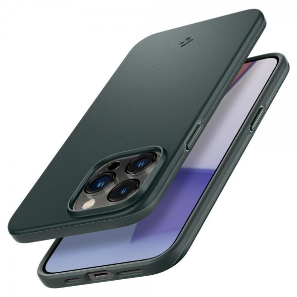 Spigen iPhone 14 Pro Skal Thin Fit Abyss Green