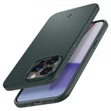 Spigen iPhone 14 Pro Skal Thin Fit Abyss Green