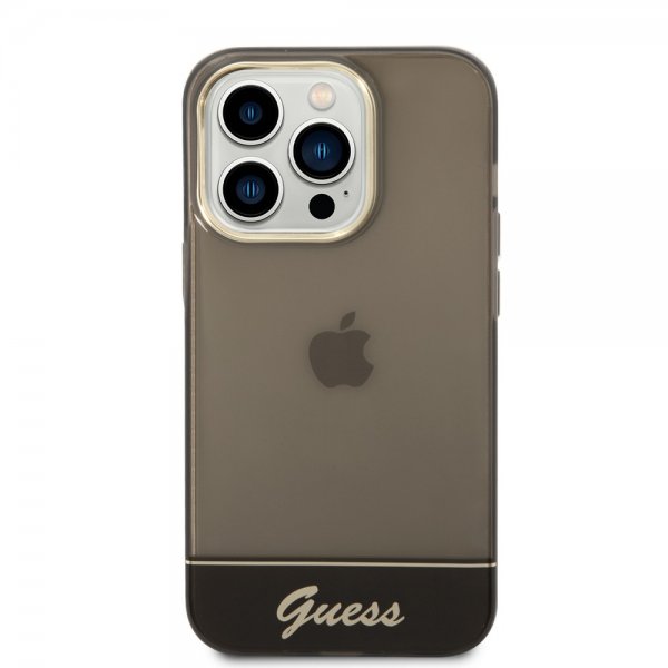 Guess iPhone 14 Pro Skal Translucent Svart