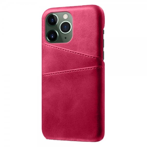 iPhone 14 Pro Skal Två Kortfack Magenta