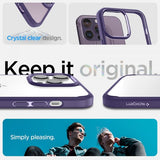 Spigen iPhone 14 Pro Skal Ultra Hybrid Deep Purple