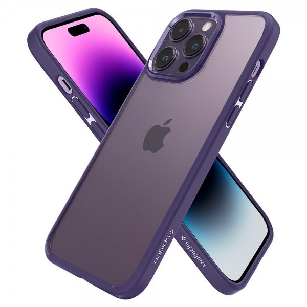 Spigen iPhone 14 Pro Skal Ultra Hybrid Deep Purple