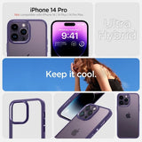Spigen iPhone 14 Pro Skal Ultra Hybrid Deep Purple