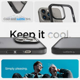 Spigen iPhone 14 Pro Skal Ultra Hybrid Frost Black