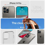 Spigen iPhone 14 Pro Skal Ultra Hybrid Frost Clear