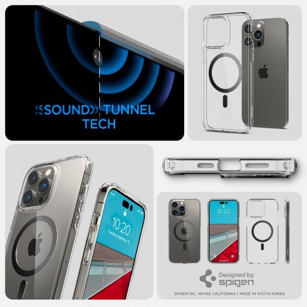 Spigen iPhone 14 Pro Skal Ultra Hybrid MagFit Carbon Fiber