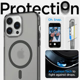 Spigen iPhone 14 Pro Skal Ultra Hybrid MagFit Frost Black