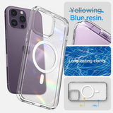 Spigen iPhone 14 Pro Skal Ultra Hybrid MagFit Frost Clear