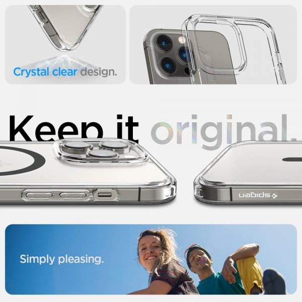 Spigen iPhone 14 Pro Skal Ultra Hybrid MagFit Graphite